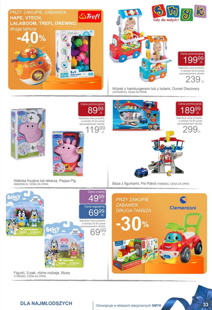 Gazetka promocyjna Smyk str. 33