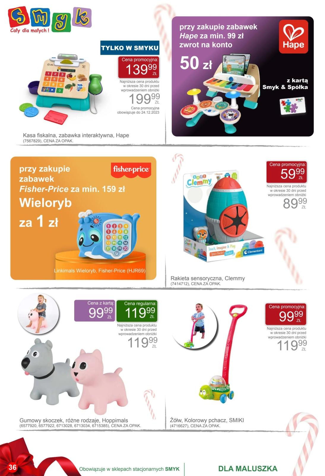 Gazetka promocyjna Smyk str. 36