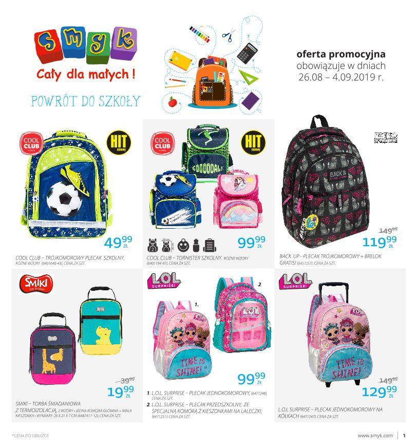 Gazetka promocyjna Smyk str. 1