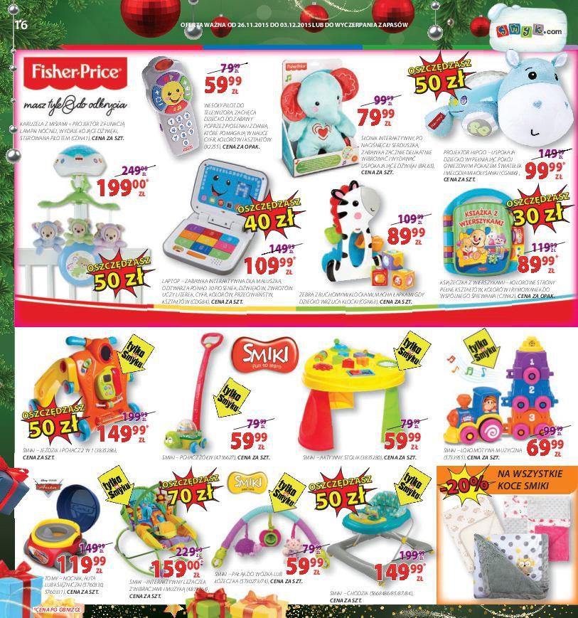 Gazetka promocyjna Smyk str. 16