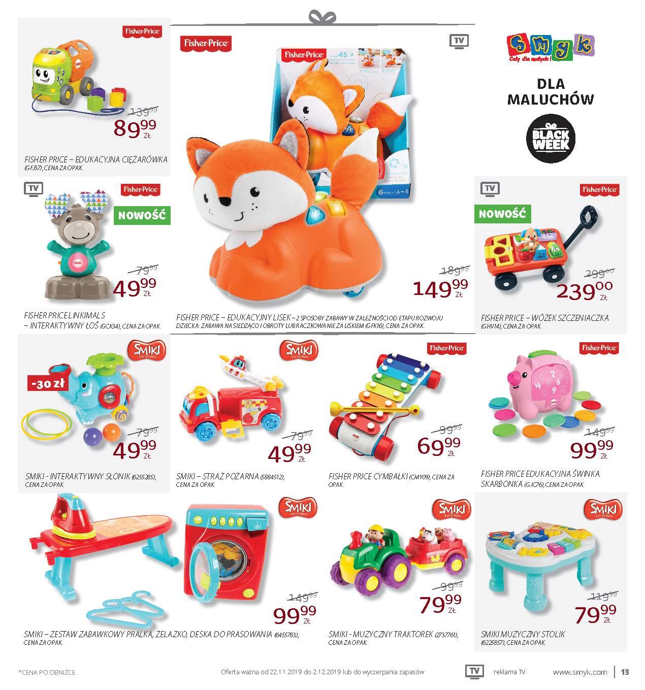 Gazetka promocyjna Smyk str. 13