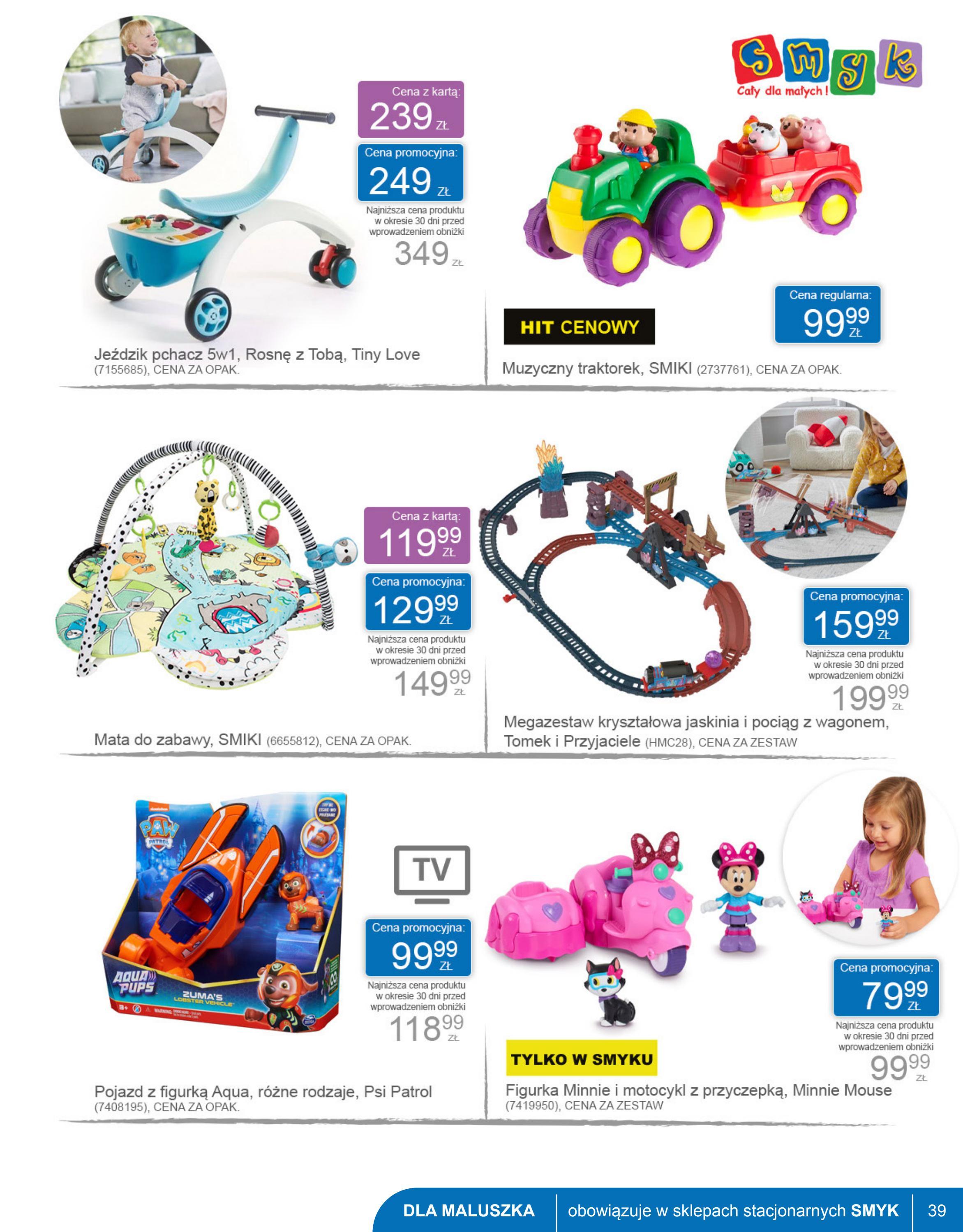 Gazetka promocyjna Smyk str. 39