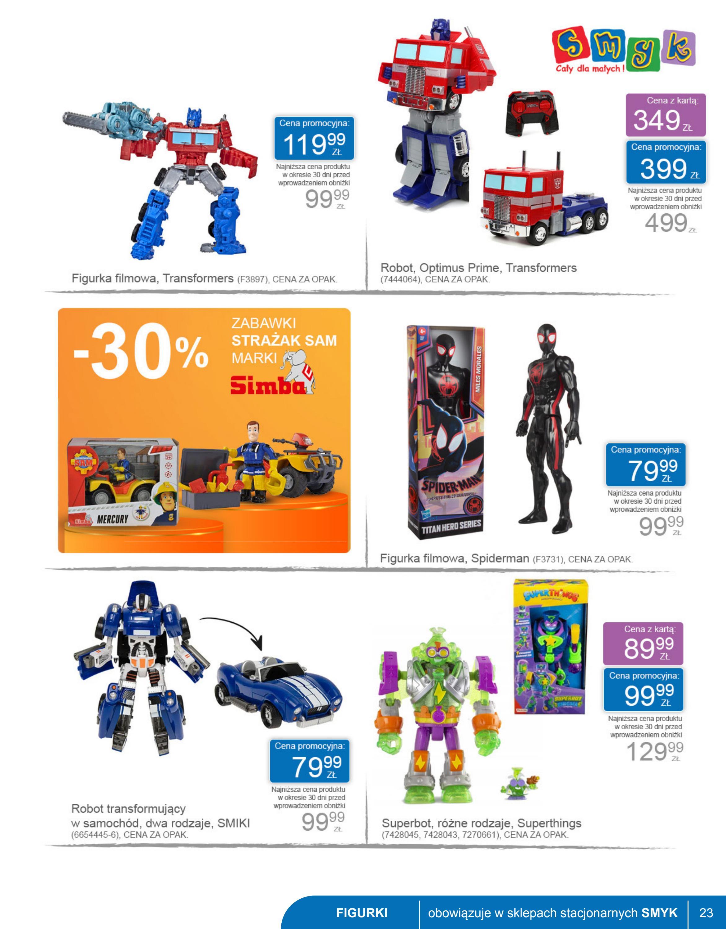 Gazetka promocyjna Smyk str. 23