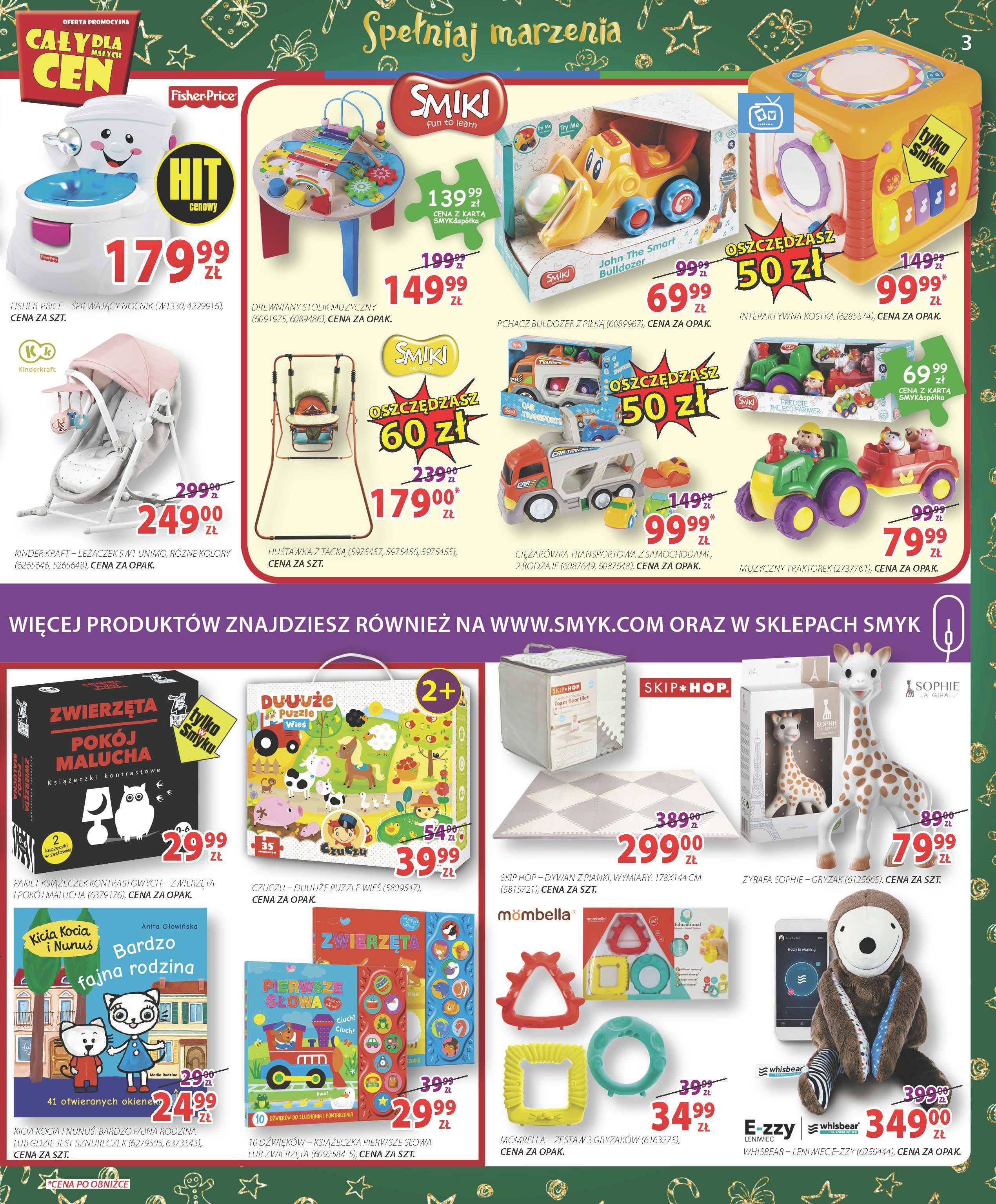 Gazetka promocyjna Smyk str. 3
