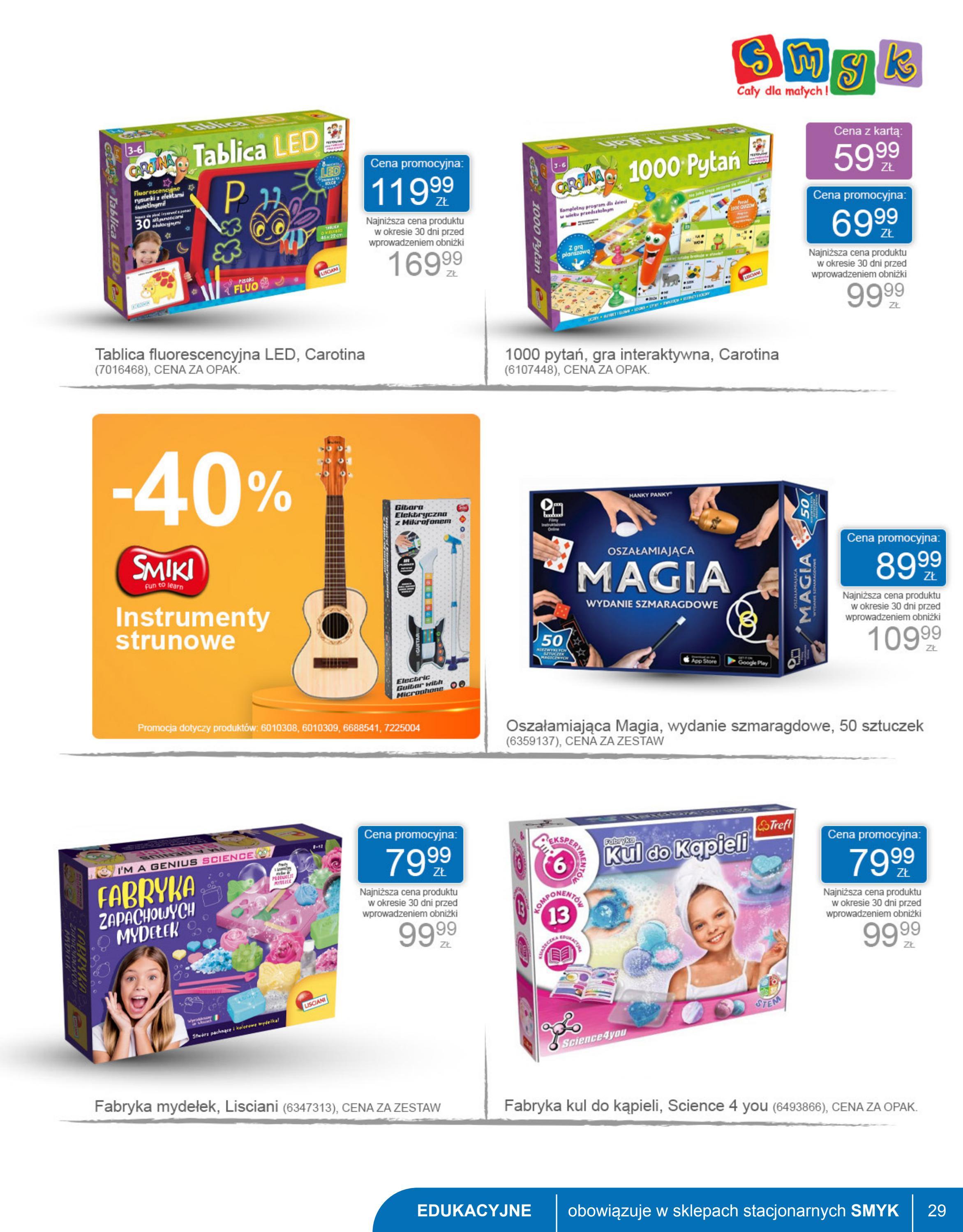 Gazetka promocyjna Smyk str. 29